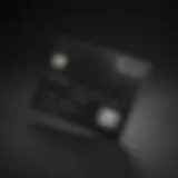 An overview of the Boa Black Credit Card showcasing its sleek design.