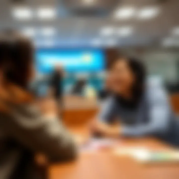 Customer service interaction at Citizens Bank