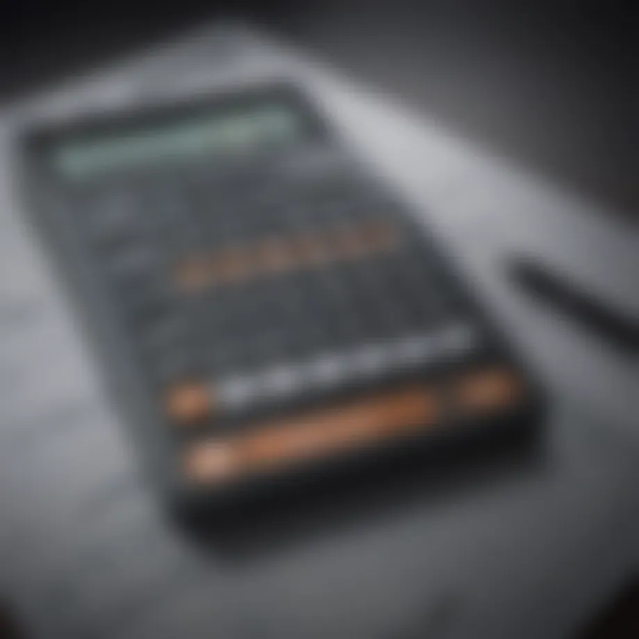 Visual representation of a tax-free bond calculator interface showcasing features and functionalities