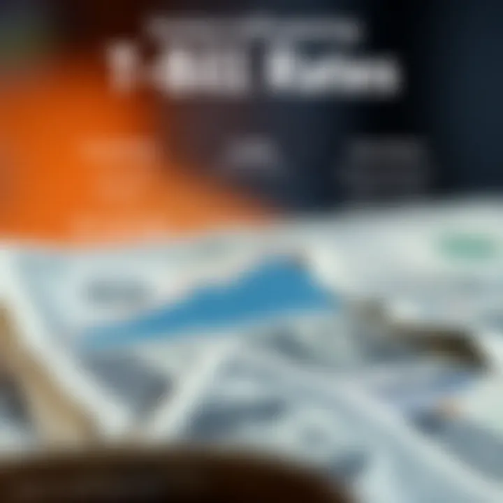 Infographic illustrating factors influencing T-bill rates