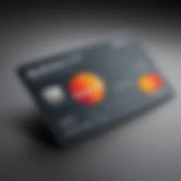 Detailed view of the Ed Jones Mastercard showcasing its design and features
