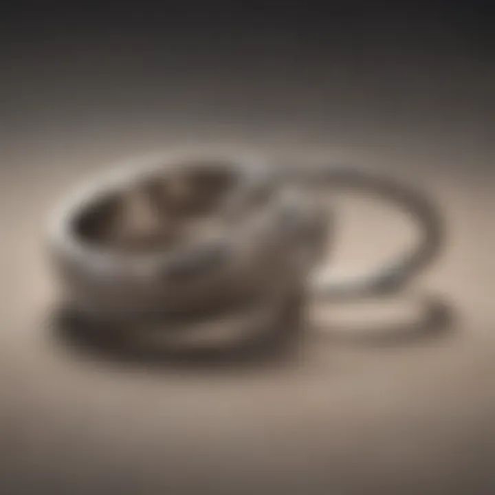 A wedding ring symbolizing marriage and entitlements.