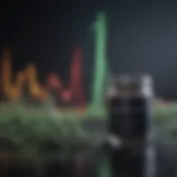 Graph illustrating biotech stock trends