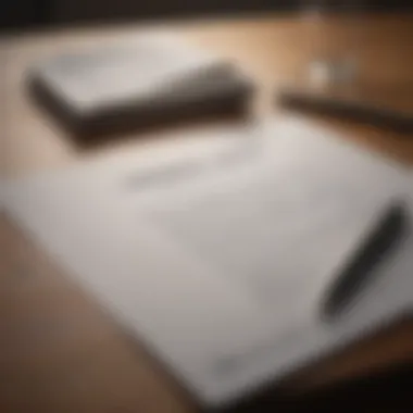 Crafting Your Approach A strategic plan laid out on a table with financial documents and a pen