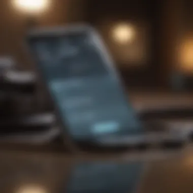 A graphical representation of mobile banking security features