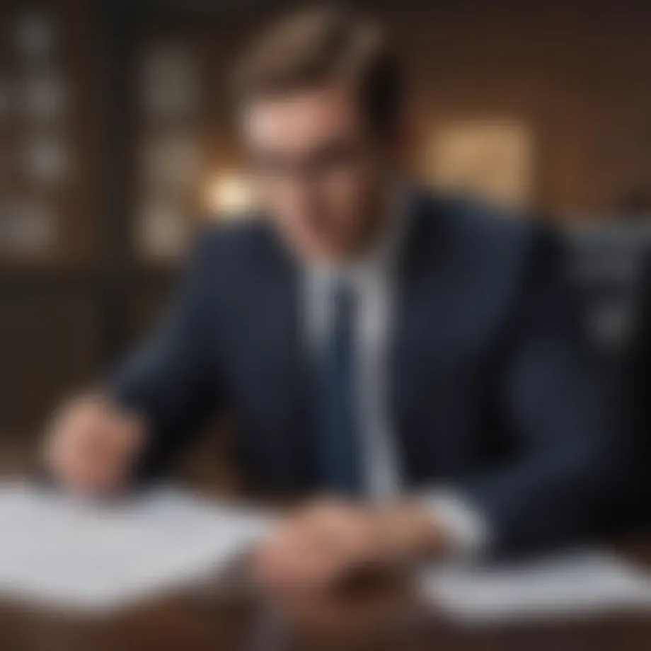 A financial analyst reviewing bank options for better interest rates