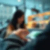 Illustration showcasing the concept of peer-to-peer lending