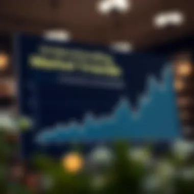 Graph showing market trends in real estate over the years