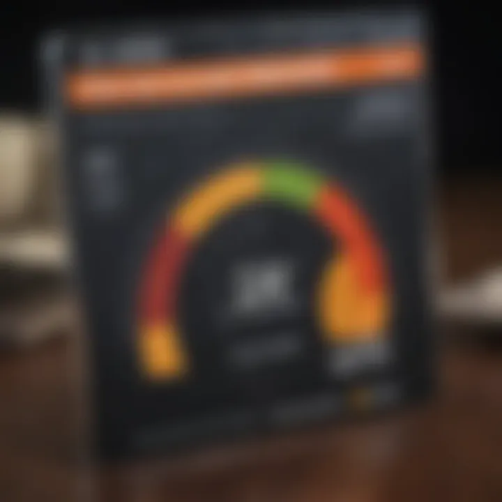 Graph illustrating different credit score thresholds for mortgage eligibility