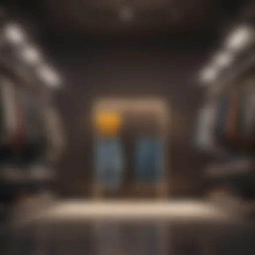 Trendy clothing display for an online boutique