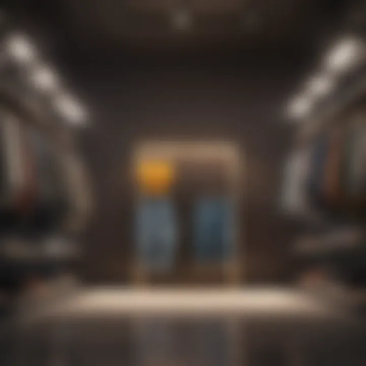 Trendy clothing display for an online boutique