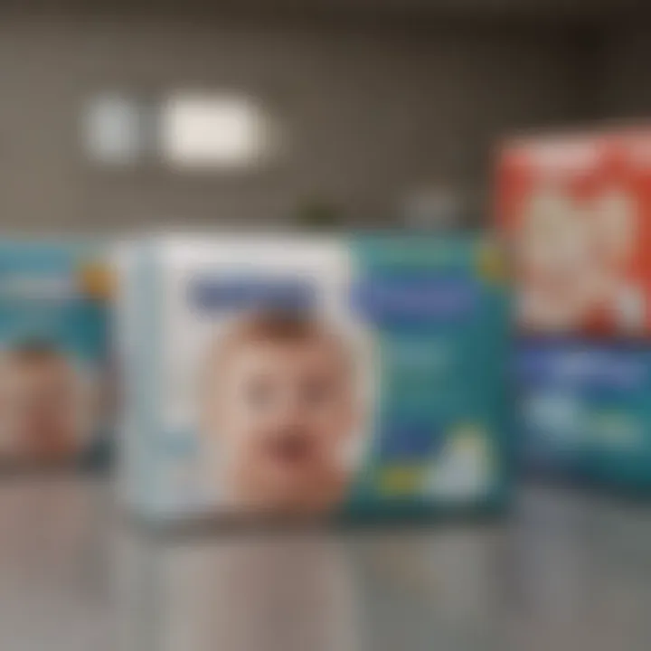 Packaging options for Kirkland diapers