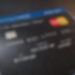 Chase Mileage Plus Visa Card close-up