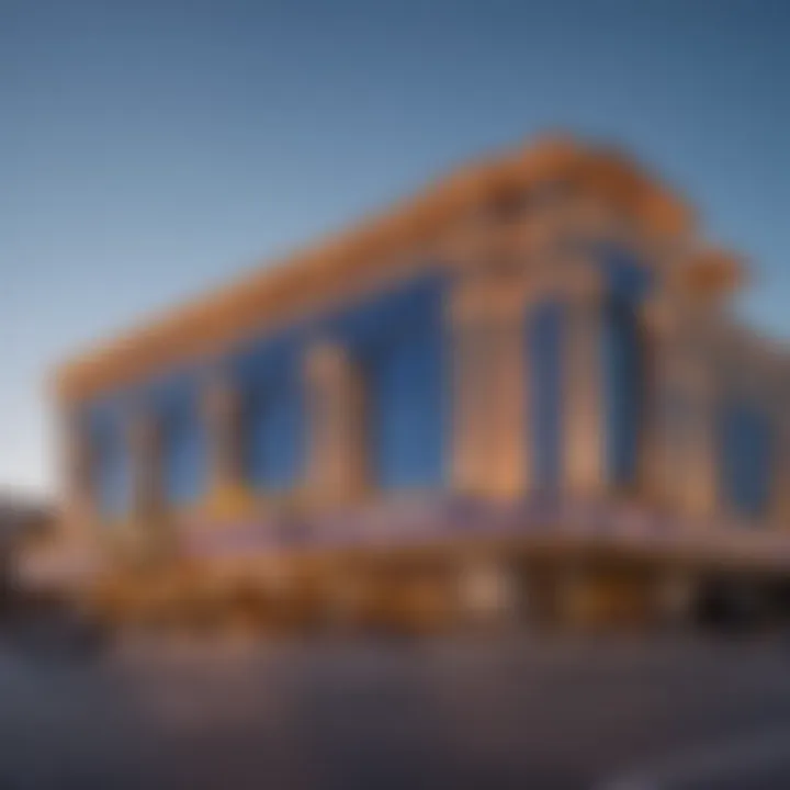 Exterior view of MGM Casino St. Louis showcasing its grand architecture