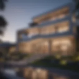 Luxurious residential property showcasing modern architecture