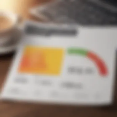 Visualizing Credit Score Improvement Through Repayment An upward graph indicating improvement in credit scores over time.