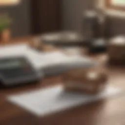 Chime card alongside financial documents