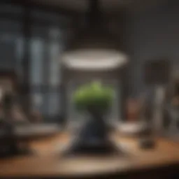 A dynamic workspace showcasing innovative digital entrepreneurship tools.