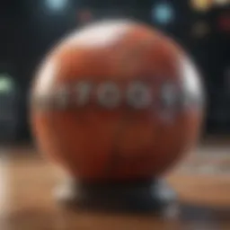 Visual representation of Powerball jackpot amounts