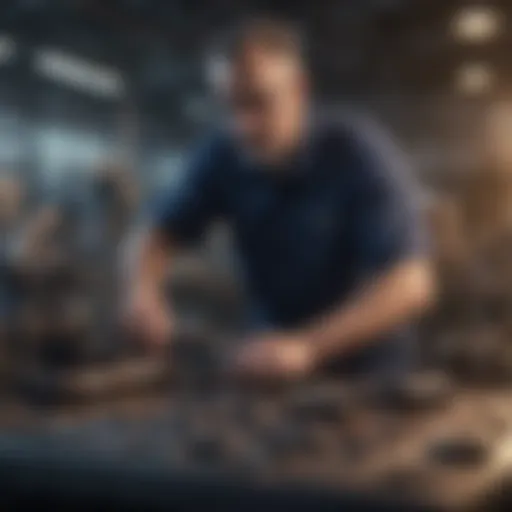 Illustration depicting the mechanics of inverse ETFs