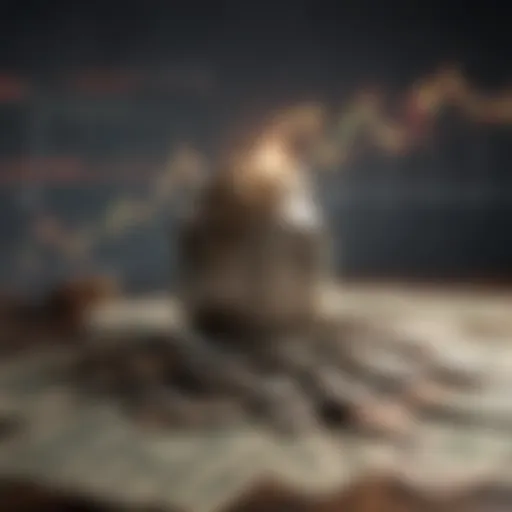 Graph illustrating money market returns over time