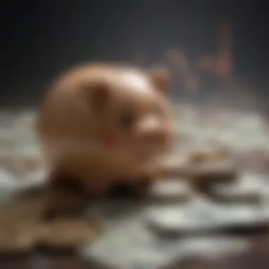 Visual representation of interest rate changes